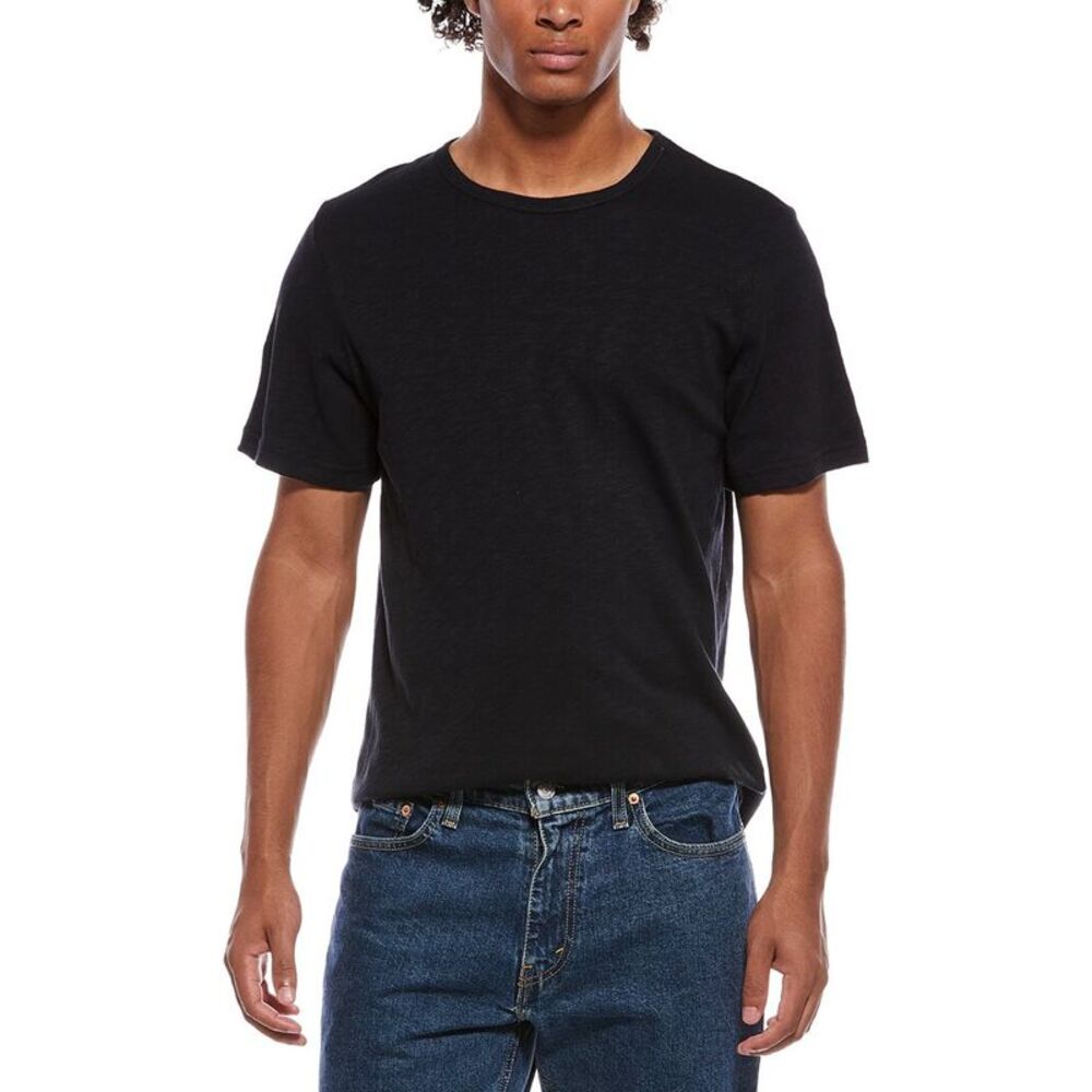 Onia Mens  Slub T-Shirt, Black